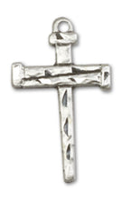Load image into Gallery viewer, Nail Cross Custom Pendant - Sterling Silver