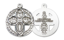 Load image into Gallery viewer, 4-Way Cross Custom Pendant - Sterling Silver