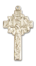 Load image into Gallery viewer, Crucifix-Ihs Custom Pendant - Yellow Gold