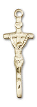 Load image into Gallery viewer, Papal Crucifix Custom Pendant - Yellow Gold