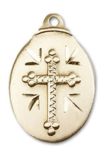 Load image into Gallery viewer, Cross Custom Pendant - Yellow Gold