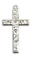 Load image into Gallery viewer, Cross Custom Pendant - Sterling Silver