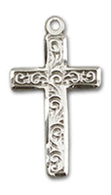 Load image into Gallery viewer, Cross Custom Pendant - Sterling Silver