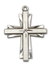 Load image into Gallery viewer, Cross Custom Pendant - Sterling Silver