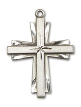 Load image into Gallery viewer, Cross Custom Pendant - Sterling Silver
