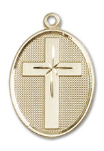 Load image into Gallery viewer, Cross Custom Pendant - Yellow Gold