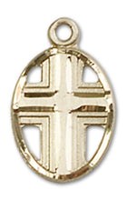 Load image into Gallery viewer, Cross Custom Pendant - Yellow Gold