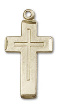 Load image into Gallery viewer, Cross Custom Pendant - Yellow Gold