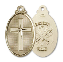 Load image into Gallery viewer, Cross / National Guard Custom Pendant - Yellow Gold