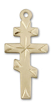 Load image into Gallery viewer, Greek Orthadox Cross Custom Pendant - Yellow Gold