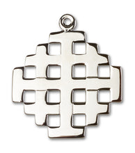 Load image into Gallery viewer, Jerusalem Cross Custom Pendant - Sterling Silver