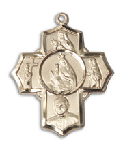 Load image into Gallery viewer, Carmelite 4-Way Cross Custom Pendant - Yellow Gold