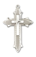 Load image into Gallery viewer, Cross On Cross Custom Pendant - Sterling Silver
