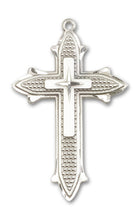 Load image into Gallery viewer, Cross On Cross Custom Pendant - Sterling Silver