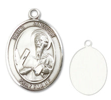 Load image into Gallery viewer, St. Andrew the Apostle Custom Medal - Sterling Silver