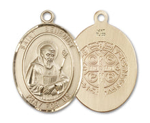 Load image into Gallery viewer, St. Benedict Custom Medal - Yellow Gold