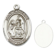 Load image into Gallery viewer, St. Catherine of Siena Custom Medal - Sterling Silver