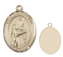 Load image into Gallery viewer, St. Benadette Custom Medal - Yellow Gold