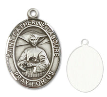 Load image into Gallery viewer, St. Catherine Laboure Custom Medal - Sterling Silver