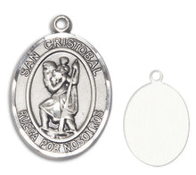 Load image into Gallery viewer, San Cristobal Custom Medal - Sterling Silver