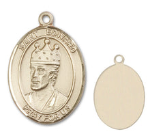 Load image into Gallery viewer, St. Edward the Confessor Custom Medal - Yellow Gold