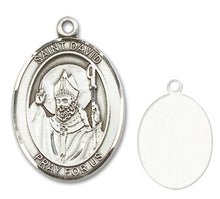Load image into Gallery viewer, St. David of Wales Custom Medal - Sterling Silver