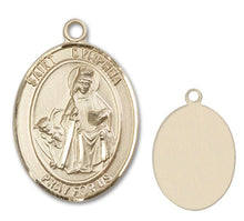Load image into Gallery viewer, St. Dymphna Custom Medal - Yellow Gold