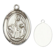 Load image into Gallery viewer, St. Dymphna Custom Medal - Sterling Silver