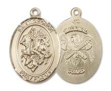 Load image into Gallery viewer, St. George / Nat'l Guard Custom Medal - Yellow Gold