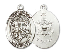Load image into Gallery viewer, St. George / Army Custom Medal - Sterling Silver