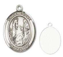 Load image into Gallery viewer, St. Genevieve Custom Medal - Sterling Silver