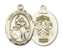 Load image into Gallery viewer, St. Joan of Arc / Nat'l Guard Custom Medal - Yellow Gold