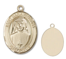 Load image into Gallery viewer, St. Maria Faustina Custom Medal - Yellow Gold