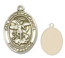 Load image into Gallery viewer, San Miguel Arcangel Custom Medal - Yellow Gold