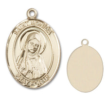 Load image into Gallery viewer, St. Monica Custom Medal - Yellow Gold