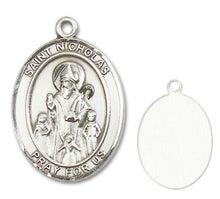 Load image into Gallery viewer, St. Nicholas Custom Medal - Sterling Silver