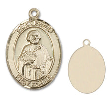 Load image into Gallery viewer, St. Philip the Apostle Custom Medal - Yellow Gold