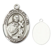 Load image into Gallery viewer, St. Martin de Porres Custom Medal - Sterling Silver