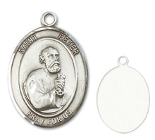 Load image into Gallery viewer, St. Peter the Apostle Custom Medal - Sterling Silver