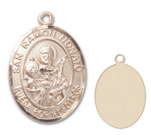 Load image into Gallery viewer, San Raymon Nonato Custom Medal - Yellow Gold