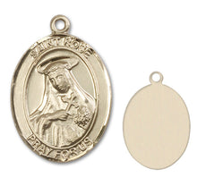 Load image into Gallery viewer, St. Rose of Lima Custom Medal - Yellow Gold