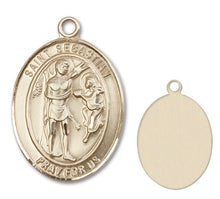 Load image into Gallery viewer, St. Sebastian Custom Medal - Yellow Gold