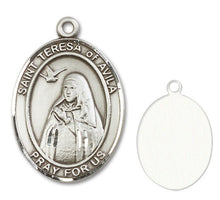 Load image into Gallery viewer, St. Teresa of Avila Custom Medal - Sterling Silver