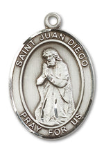Load image into Gallery viewer, St. Juan Diego Custom Medal - Sterling Silver