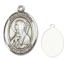Load image into Gallery viewer, St. Brigid of Ireland Custom Medal - Sterling Silver