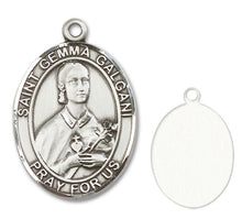 Load image into Gallery viewer, St. Gemma Galgani Custom Medal - Sterling Silver