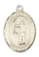 Load image into Gallery viewer, St. Sebastian / Archery Custom Medal - Yellow Gold