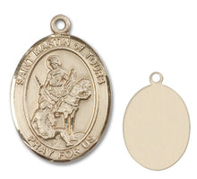 Load image into Gallery viewer, St. Martin of Tours Custom Medal - Yellow Gold