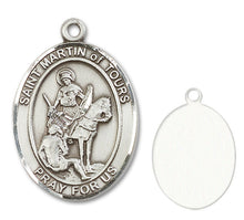 Load image into Gallery viewer, St. Martin of Tours Custom Medal - Sterling Silver