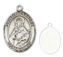 Load image into Gallery viewer, St. Alexadra Custom Medal - Sterling Silver